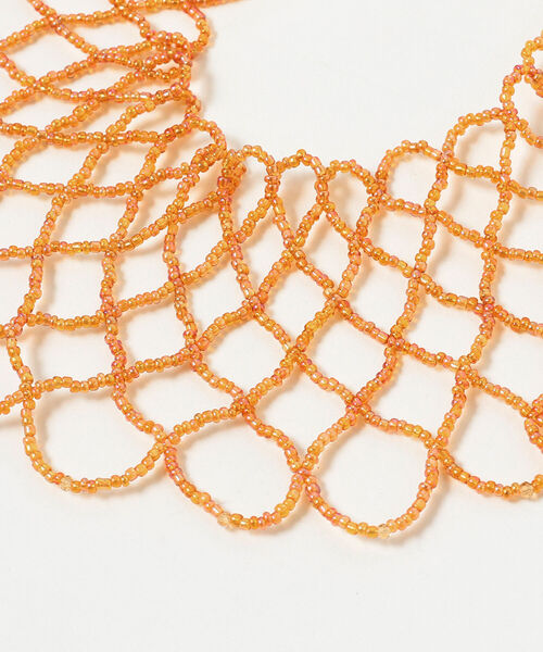 Ray BEAMS(レイビームス)の「designsix / マーメイド ビーズ ネックレス(ネックレス・レディース・オレンジ/グリーン系その他2/その他・ONE SIZE)」の4枚目の写真