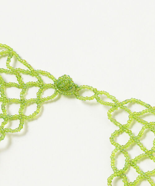 Ray BEAMS(レイビームス)の「designsix / マーメイド ビーズ ネックレス(ネックレス・レディース・オレンジ/グリーン系その他2/その他・ONE SIZE)」の7枚目の写真