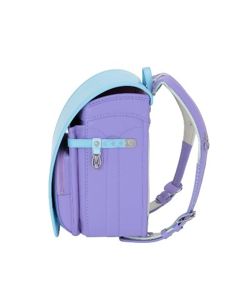 fafa（フェフェ）の「【早期特典付】2027年新入学ランドセル - ベビーブルーxラベンダー（クラリーノ / キューブ型）（ランドセル・キッズ・ブルー系その他・FREE）」の2枚目の写真