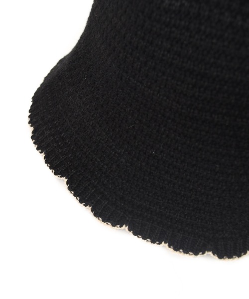 w closet（ダブルクローゼット）の「チューリップハット（ハット・レディース・ブラック/ベージュ/アイボリー・FREE）」の4枚目の写真