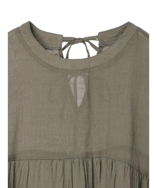 koe(コエ)の「ティアードチュニック*(チュニック・レディース・ブラック/ブラウン/カーキ/グレイッシュベージュ・M)」の11枚目の写真