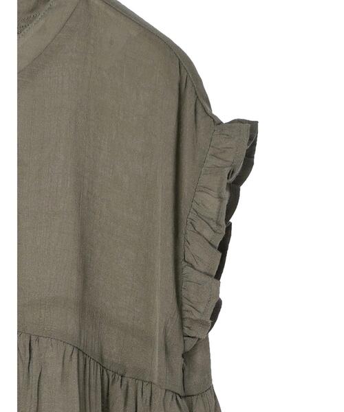 koe(コエ)の「ティアードチュニック*(チュニック・レディース・ブラック/ブラウン/カーキ/グレイッシュベージュ・M)」の12枚目の写真