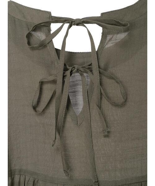 koe(コエ)の「ティアードチュニック*(チュニック・レディース・ブラック/ブラウン/カーキ/グレイッシュベージュ・M)」の15枚目の写真