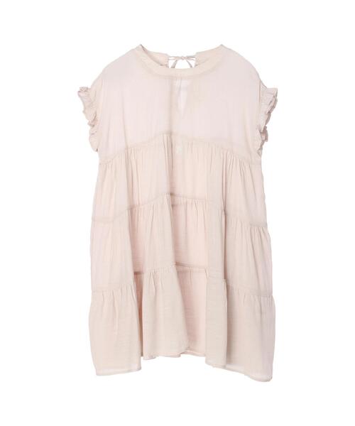 koe(コエ)の「ティアードチュニック*(チュニック・レディース・ブラック/ブラウン/カーキ/グレイッシュベージュ・M)」の18枚目の写真