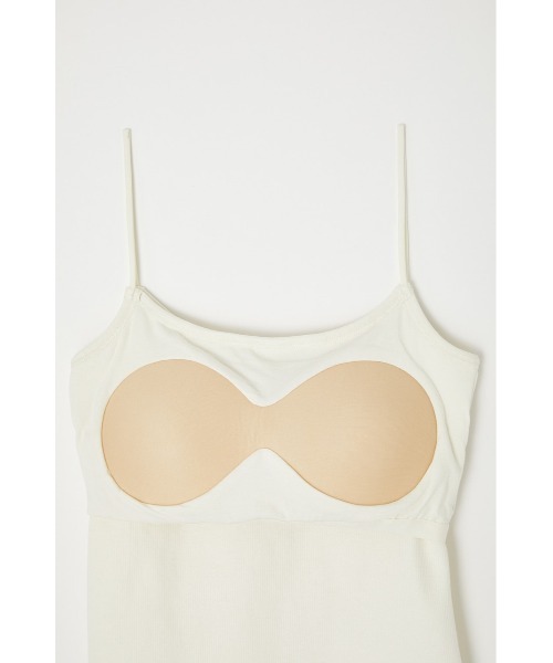 MOUSSY（マウジー）の「BACK OPEN CUP IN キャミソール（キャミソール・レディース・ブラック/オフホワイト/オレンジ/ライトベージュ/ダークグリーン・FREE）」の9枚目の写真