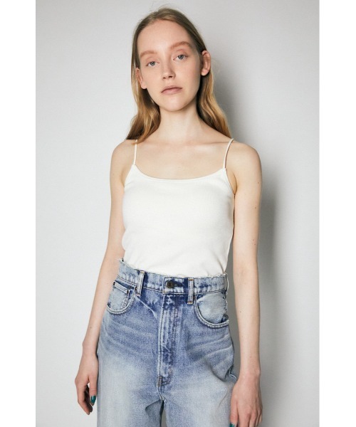 MOUSSY（マウジー）の「BACK OPEN CUP IN キャミソール（キャミソール・レディース・ブラック/オフホワイト/オレンジ/ライトベージュ/ダークグリーン・FREE）」の20枚目の写真