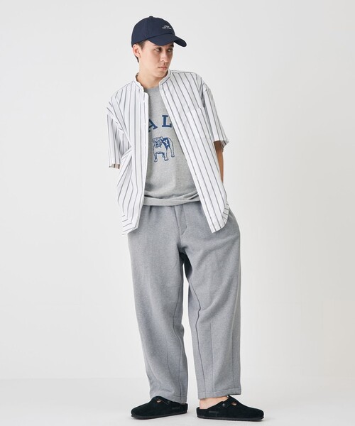 J.PRESS YORK STREET（ジェイプレスヨークストリート）の「【UNISEX】ストライプ シャツ（シャツ/ブラウス・メンズ・ブルー系1/ホワイト系1・LARGE/MEDIUM/SMALL）」の4枚目の写真