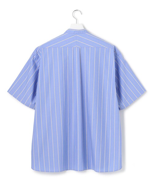 J.PRESS YORK STREET（ジェイプレスヨークストリート）の「【UNISEX】ストライプ シャツ（シャツ/ブラウス・メンズ・ブルー系1/ホワイト系1・LARGE/MEDIUM/SMALL）」の6枚目の写真
