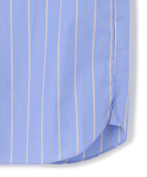 J.PRESS YORK STREET（ジェイプレスヨークストリート）の「【UNISEX】ストライプ シャツ（シャツ/ブラウス・メンズ・ブルー系1/ホワイト系1・LARGE/MEDIUM/SMALL）」の9枚目の写真