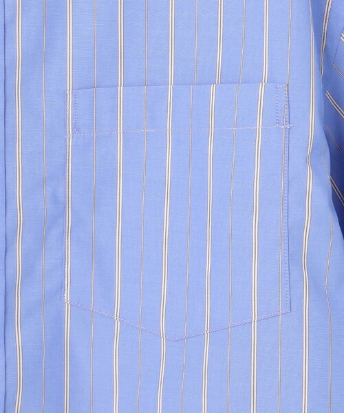 J.PRESS YORK STREET（ジェイプレスヨークストリート）の「【UNISEX】ストライプ シャツ（シャツ/ブラウス・メンズ・ブルー系1/ホワイト系1・LARGE/MEDIUM/SMALL）」の10枚目の写真