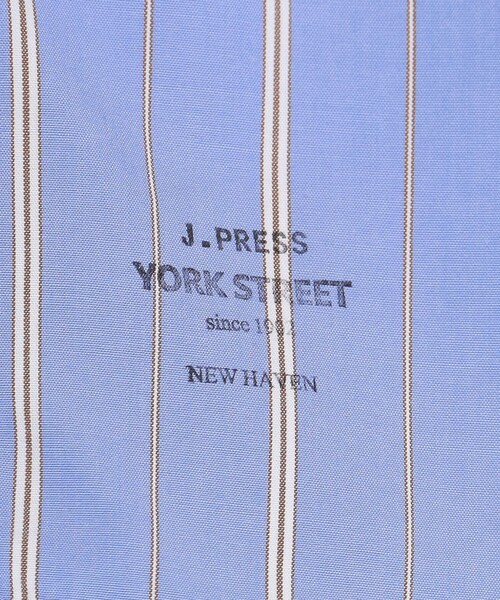 J.PRESS YORK STREET（ジェイプレスヨークストリート）の「【UNISEX】ストライプ シャツ（シャツ/ブラウス・メンズ・ブルー系1/ホワイト系1・LARGE/MEDIUM/SMALL）」の12枚目の写真