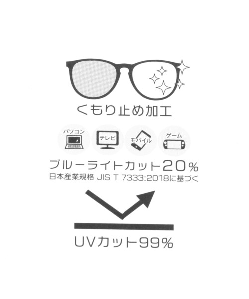 GLOBAL WORK（グローバルワーク）の「曇りにくいＰＣメガネ/298430（その他小物・レディース・ブラック/ブラウン/ゴールド・FREE）」の16枚目の写真