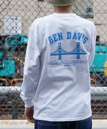 《BEN DAVIS》PRINT LONG SLEEVE/プリント長袖Tシャツ