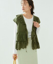 FREAK'S STORE | スカラップレースノースリーブブラウス(シャツ/ブラウス)