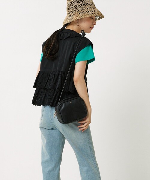 FREAK'S STORE（フリークスストア）の「スカラップレースノースリーブブラウス（シャツ/ブラウス・レディース・ブラック/オフホワイト/オリーブ・ﾌﾘ-）」の7枚目の写真