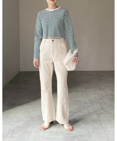 She's Closet（シーズクローゼット）の「キルティング半月型ミニワンハンドルバッグ（ハンドバッグ・レディース・ホワイト/オレンジ/ブラック・FREE）」の13枚目の写真