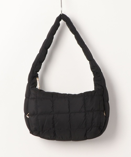 She's Closet（シーズクローゼット）の「キルティング半月型ミニワンハンドルバッグ（ハンドバッグ・レディース・ホワイト/オレンジ/ブラック・FREE）」の9枚目の写真