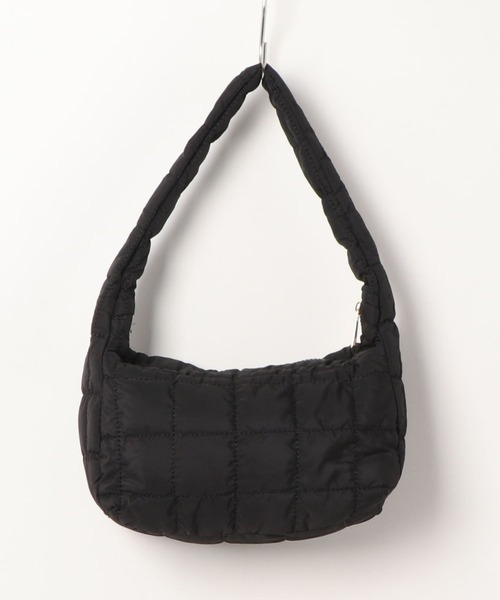 She's Closet（シーズクローゼット）の「キルティング半月型ミニワンハンドルバッグ（ハンドバッグ・レディース・ホワイト/オレンジ/ブラック・FREE）」の7枚目の写真