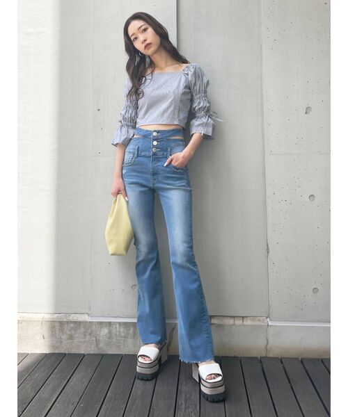 EMODA（エモダ）の「タンクバルキーサンダル（サンダル・レディース・ホワイト/ブラック/グレー・SMALL/MEDIUM/LARGE）」の8枚目の写真