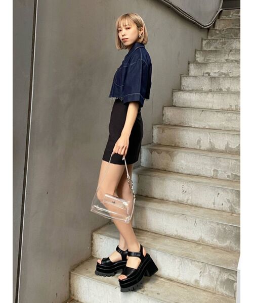 EMODA（エモダ）の「タンクバルキーサンダル（サンダル・レディース・ホワイト/ブラック/グレー・SMALL/MEDIUM/LARGE）」の22枚目の写真