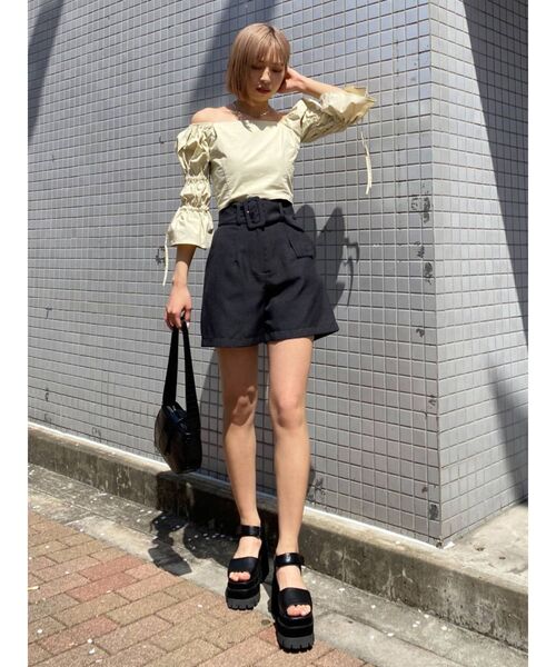 EMODA（エモダ）の「タンクバルキーサンダル（サンダル・レディース・ホワイト/ブラック/グレー・SMALL/MEDIUM/LARGE）」の21枚目の写真