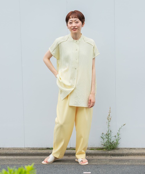 KBF（ケイビーエフ）の「センタープレスWIDEスラックス（スラックス・レディース・ブルー/ピンク/ネイビー/イエロー・ONE）」の17枚目の写真