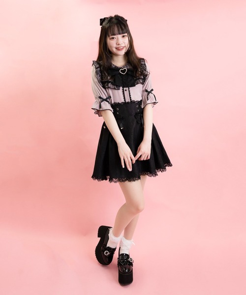 ROJITA(ロジータ)の「レースセーラーブラウス(シャツ/ブラウス・レディース・ブラック/ホワイト/ピンク・FREE)」の19枚目の写真