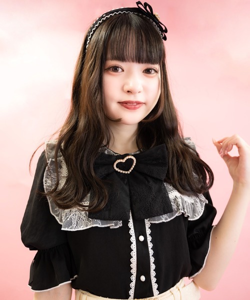 ROJITA(ロジータ)の「レースセーラーブラウス(シャツ/ブラウス・レディース・ブラック/ホワイト/ピンク・FREE)」の15枚目の写真