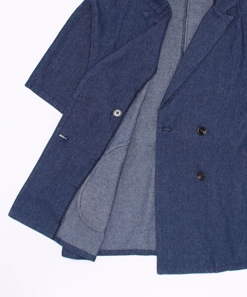 apres jour mignon(アプレジュールミニョン)の「デニムシャツジャケット【ZOZOTOWN限定アイテム】(テーラードジャケット・レディース・ダークブルー/ブルー・X-LARGE/フリー)」の15枚目の写真