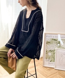 classicalelf（クラシカルエルフ）の「大人のリラクシー。総レースカフタンオーバートップス（シャツ/ブラウス）」