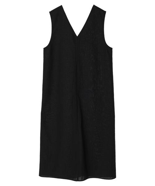 Green　Parks（グリーンパークス）の「Iラインロングジャンスカ（ワンピース・レディース・ブラック/ベージュ・FREE）」の19枚目の写真