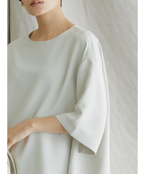 AMERICAN HOLIC（アメリカンホリック）の「サラックスサイドスリットブラウス（シャツ/ブラウス・レディース・ネイビー/アイボリー・L/M）」の15枚目の写真