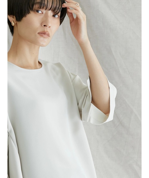 AMERICAN HOLIC（アメリカンホリック）の「サラックスサイドスリットブラウス（シャツ/ブラウス・レディース・ネイビー/アイボリー・L/M）」の16枚目の写真