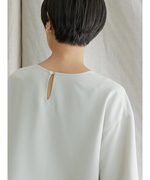 AMERICAN HOLIC（アメリカンホリック）の「サラックスサイドスリットブラウス（シャツ/ブラウス・レディース・ネイビー/アイボリー・L/M）」の18枚目の写真