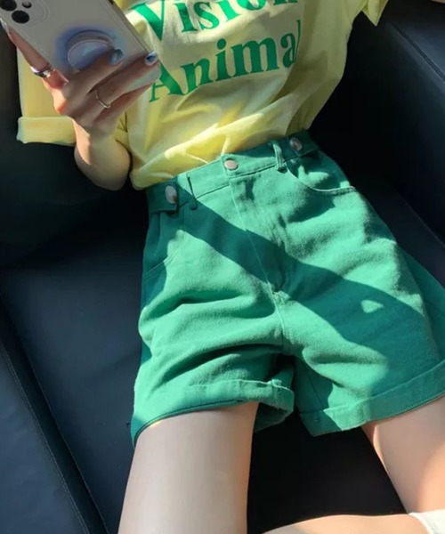 デニムショートパンツ（デニムパンツ）｜Auntie Rosa（アンティ