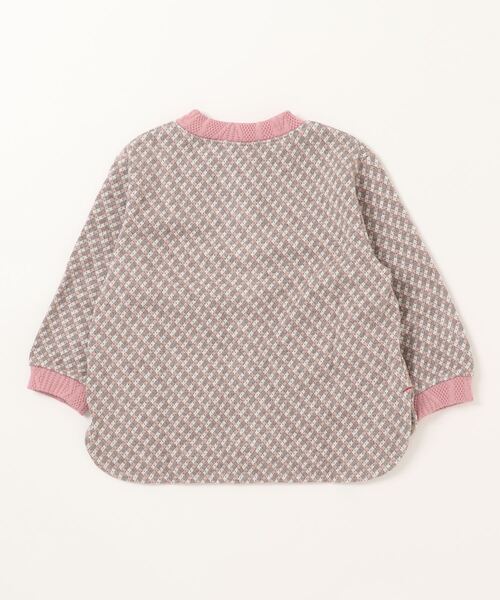 RAGMART(ラグマート)の「ジャカードジャケット(カーディガン/ボレロ・キッズ・ピンク/ブラック・120cm/100cm/130cm/110cm)」の9枚目の写真