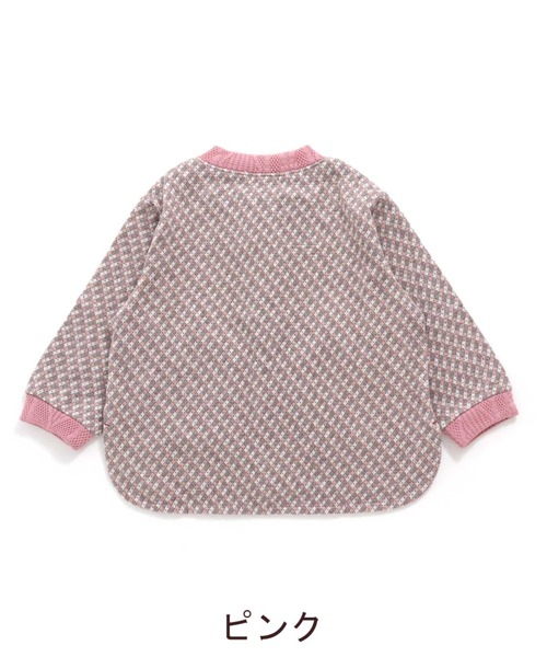 RAGMART(ラグマート)の「ジャカードジャケット(カーディガン/ボレロ・キッズ・ピンク/ブラック・120cm/100cm/130cm/110cm)」の13枚目の写真