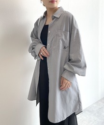 w closet | 刺繍入りオープンスリーブシャツ(シャツ/ブラウス)