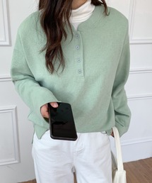 Diosfront | ヘンリーネックロングスリーブTシャツ(Tシャツ/カットソー)