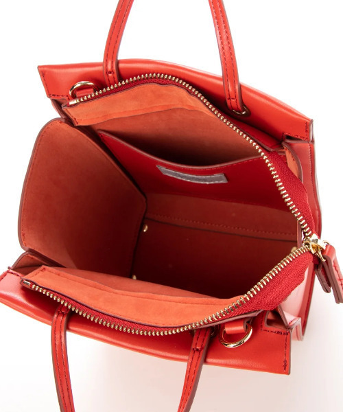 cache cache(カシュ カシュ)の「カシュカシュ cachecache / ノットハンドル縦長ミニトート(トートバッグ・レディース・ベージュ系その他/パープル/レッド/ブラック/ライトベージュ・FREE)」の18枚目の写真