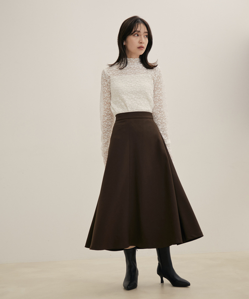 Juze（ジュゼ）の「【生活防水・抗菌防臭】リサイクルレザーポインテッドミドルブーツ【sustainable】（ブーツ・レディース・ブラック/キナリ/ブラウン・L/M/S）」の14枚目の写真