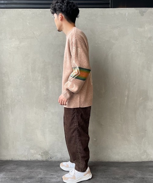 PENDLETON（ペンドルトン）の「[PENDLETON/ペンドルトン] 別注 バックデザイン クルーネックニット（ニット/セーター・レディース・グリーン/ベージュ/ブラック・S/M/L/XL）」の12枚目の写真