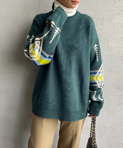 セール】[PENDLETON/ペンドルトン] 別注 バックデザイン クルー