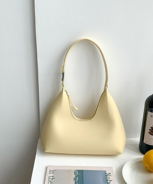 LAC-VERT(ラック・ヴェール)の「ワンハンドルコンパクトハンドバッグ(ハンドバッグ・レディース・ホワイト/ブラック/ダークブラウン/パープル/ブラウン/ピンク/グリーン/ライトイエロー・FREE)」の7枚目の写真