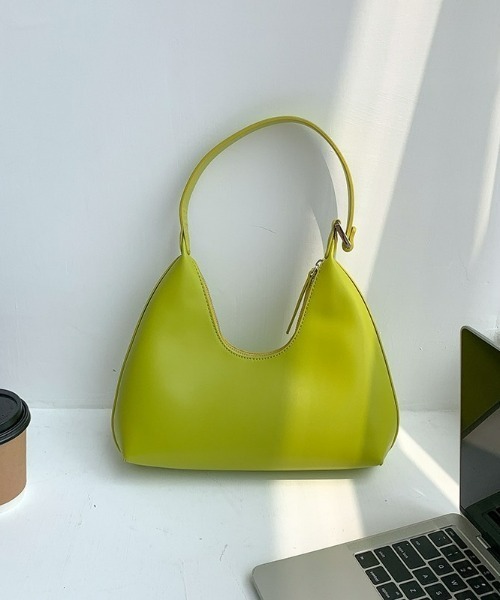 LAC-VERT(ラック・ヴェール)の「ワンハンドルコンパクトハンドバッグ(ハンドバッグ・レディース・ホワイト/ブラック/ダークブラウン/パープル/ブラウン/ピンク/グリーン/ライトイエロー・FREE)」の1枚目の写真