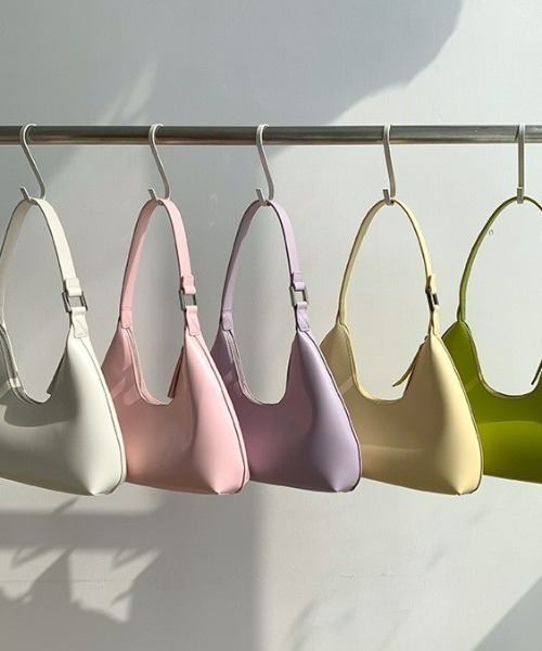 LAC-VERT(ラック・ヴェール)の「ワンハンドルコンパクトハンドバッグ(ハンドバッグ・レディース・ホワイト/ブラック/ダークブラウン/パープル/ブラウン/ピンク/グリーン/ライトイエロー・FREE)」の21枚目の写真