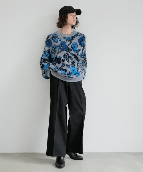 HARE（ハレ）の「【SETUP対応】ワイドフレアデニムパンツ（デニムパンツ・メンズ・ブラック/ネイビー・SMALL/MEDIUM）」の4枚目の写真