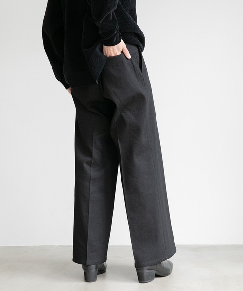 HARE（ハレ）の「【SETUP対応】ワイドフレアデニムパンツ（デニムパンツ・メンズ・ブラック/ネイビー・SMALL/MEDIUM）」の8枚目の写真