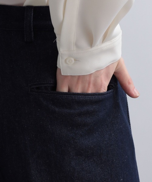 HARE（ハレ）の「【SETUP対応】ワイドフレアデニムパンツ（デニムパンツ・メンズ・ブラック/ネイビー・SMALL/MEDIUM）」の17枚目の写真