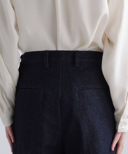 HARE（ハレ）の「【SETUP対応】ワイドフレアデニムパンツ（デニムパンツ・メンズ・ブラック/ネイビー・SMALL/MEDIUM）」の18枚目の写真